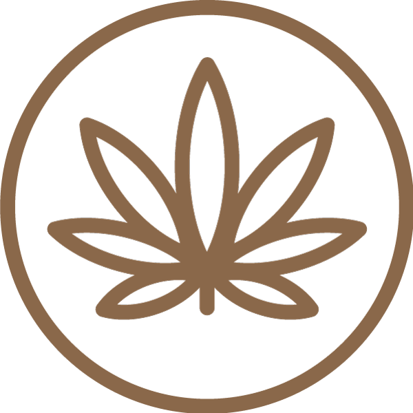 Tan Hemp Leaf Icon