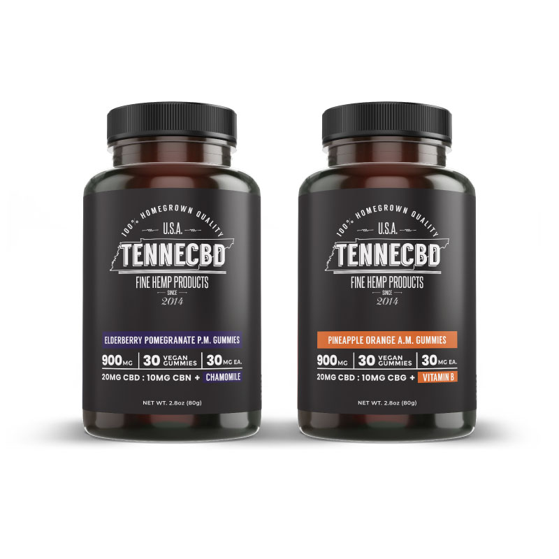 TenneCBD | AM & PM Gummies