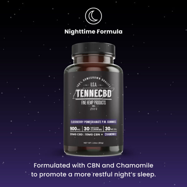 TenneCBD PM Gummies CBN + CBD Gummies
